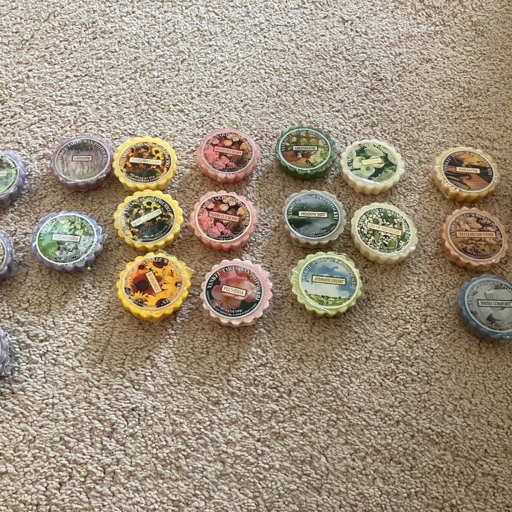 Lot of 20 Yankee Candle Wax Melt Tarts